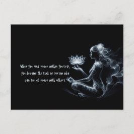 Postal Instructor de Yoga Lotus Meditation Pose GIGHT Mis