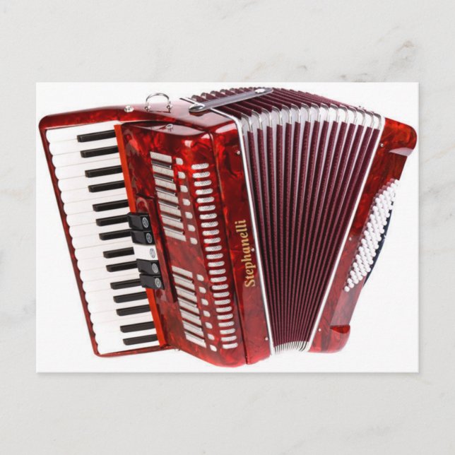 POSTAL INSTRUMENTO MUSICAL ACCORDIANTE (Anverso)
