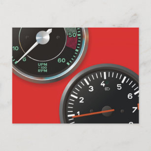 Postal Instrumentos automáticos vintage / gálibos clásico