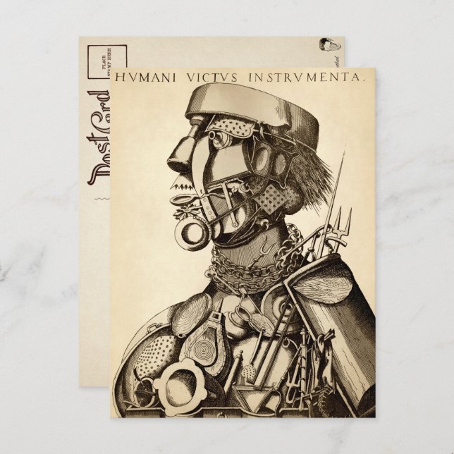 Postal Instrumentos de Sustento Humano - Cocina (Anverso / Reverso)