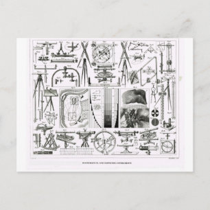 Postal Instrumentos matemáticos y de estudio