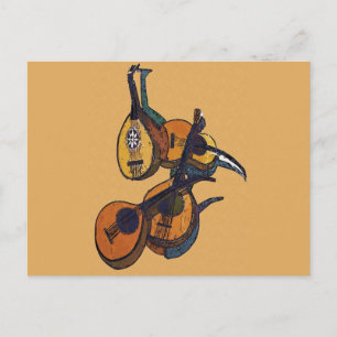 Postal Instrumentos musicales de cadena