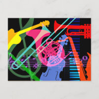 Instrumentos musicales Diseño de arte pop