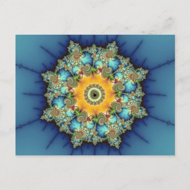 Postal Insular - Mandelbrot Art (Anverso)