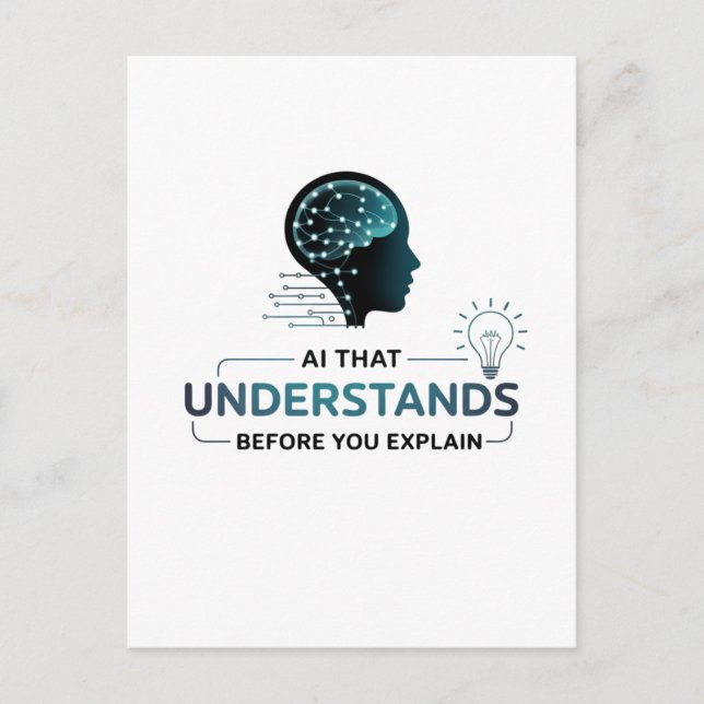 Postal Inteligencia Artificial Smart Tech Design (Anverso)