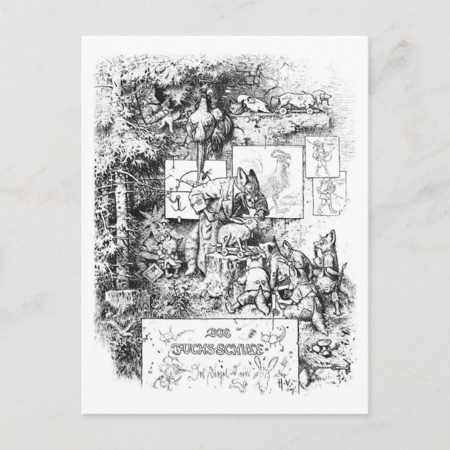 Postal inteligente Sr. Fox (Anverso)