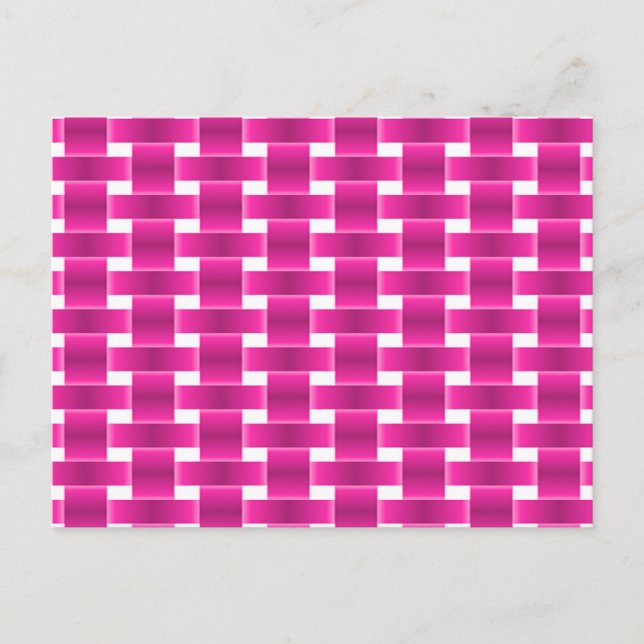 Postal Interbloqueo rosa activado (Anverso)