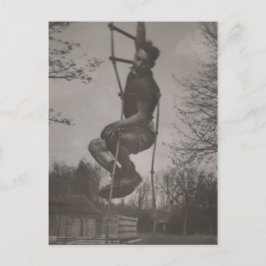 Postal Interés gay, linda joven atleta que bromea