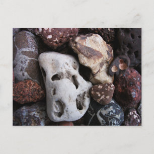 Postal Interesantes rocas del lago Michigan