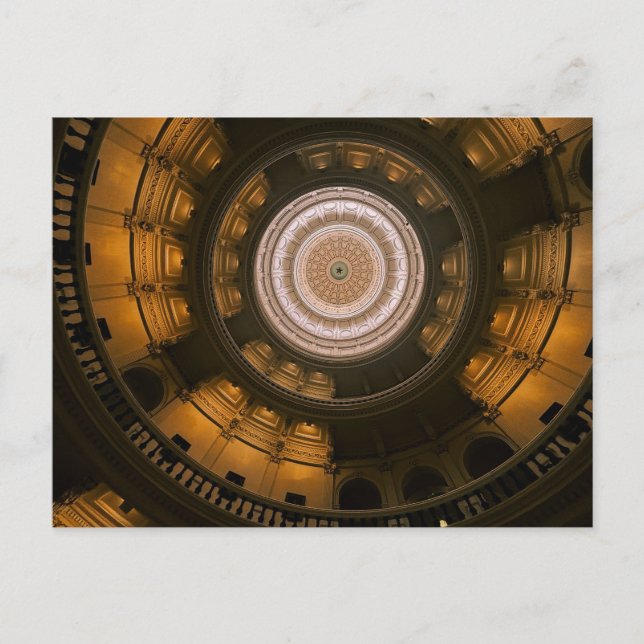 Postal Interior de Cúpula Histórica Gran Arquitectura (Anverso)