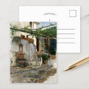 Postal Interior de granja del sur de España   Hugo Birger