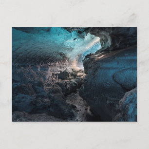Postal Interior de la cueva de hielo