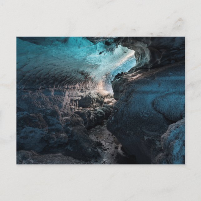 Postal Interior de la cueva de hielo (Anverso)