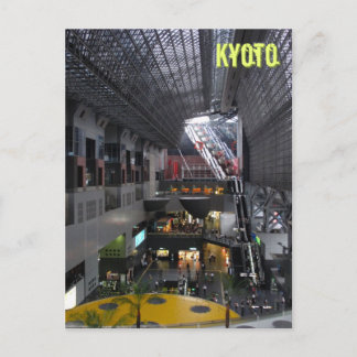 Postal Interior de la estación de Kyoto