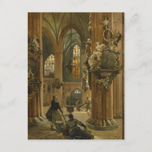 Postal Interior de la Iglesia de San Nicolás, Berlín