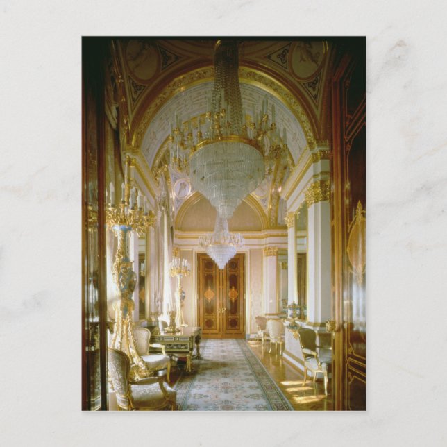 Postal Interior de los apartamentos privados (Anverso)