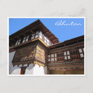 Postal interior de paro dzong
