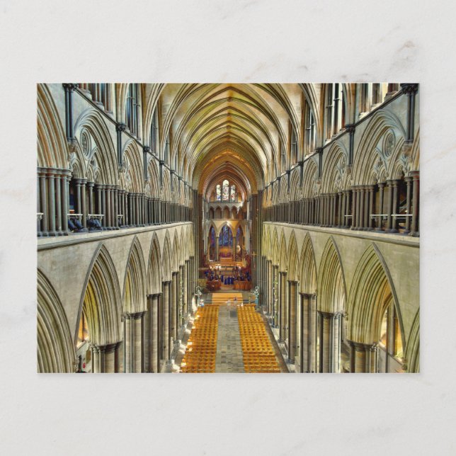 Postal Interior de Postcard Salisbury (Anverso)