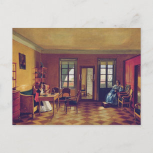 Postal Interior de un ático