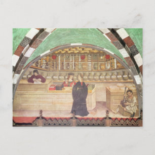 Postal Interior de una farmacia