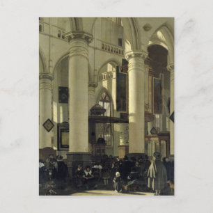 Postal Interior de una iglesia