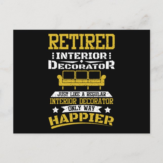 Postal Interior Decorator Retirement (Anverso)