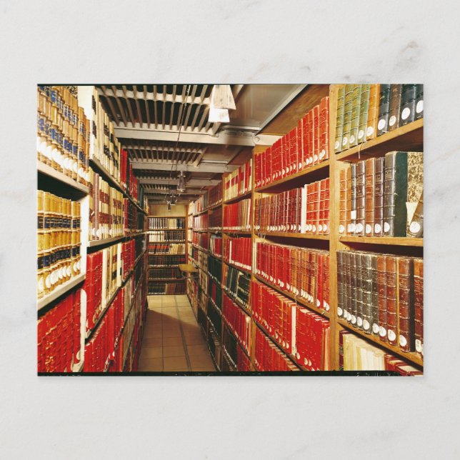 Postal Interior del almacén de materiales impresos (Anverso)