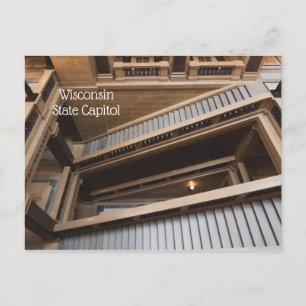 Postal Interior del Capitolio Estatal de Wisconsin
