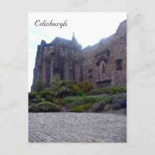 Postal interior del castillo edinburgh