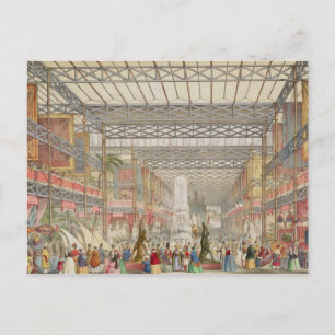 Postal Interior del Crystal Palace, pub. por Stannard a