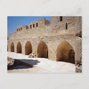 Postal Interior del Fuerte de Qaitbay, Alejandría, Egipto