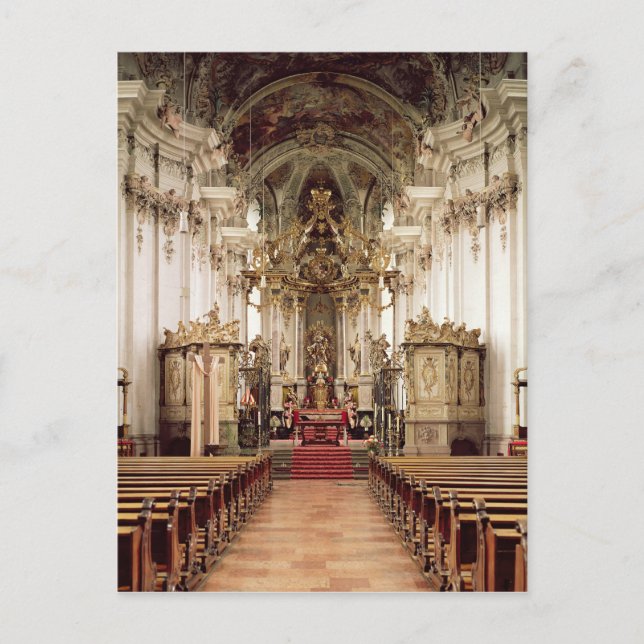 Postal Interior, diseñado por Balthasar Neumann 1734-54 (Anverso)