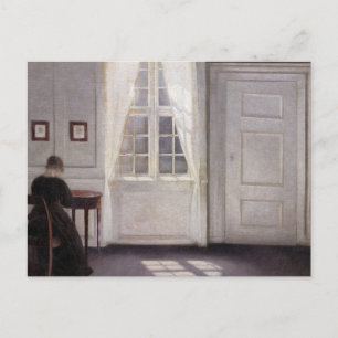Postal Interior en Strandgade, luz del sol en el suelo