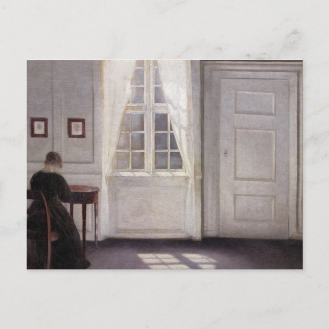 Postal Interior en Strandgade, luz del sol en el suelo (Anverso)