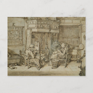 Postal Interior holandés, 1617