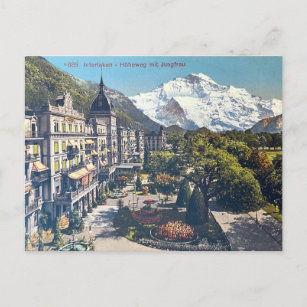 Postal interlaken postal antigua Suiza