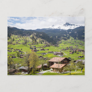 Postal Interlaken, Suiza