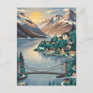 Postal Interlaken Suiza Travel