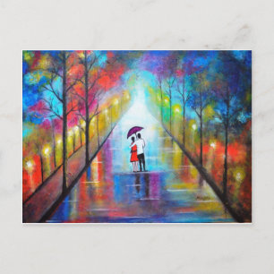 Postal Interludio romántico