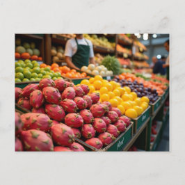 Postal Interpretación artística del mercado de Esquilino