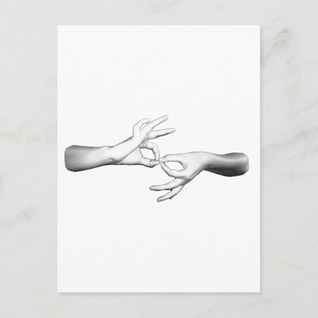 Postal Intérprete del ASL (Anverso)