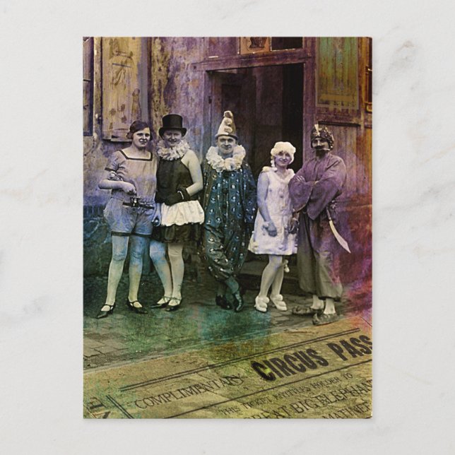 Postal Interval at the Circus (Anverso)