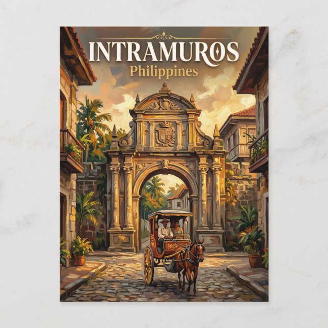 Postal Intramuros Filipinas (Anverso)