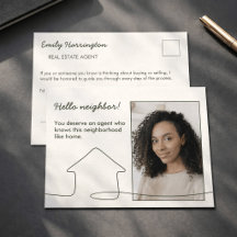 Introducción de Arte de Línea Agente Inmobiliario 