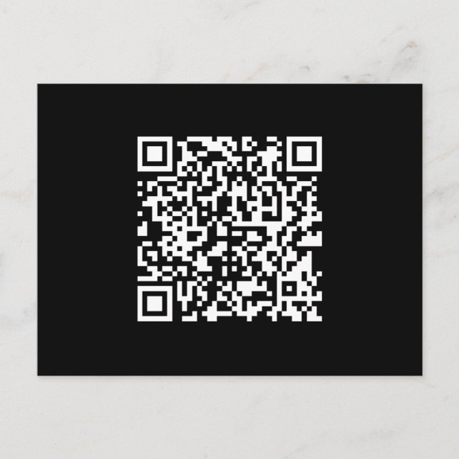 Postal Introducir URL y crear código QR explorable | Blan (Anverso)
