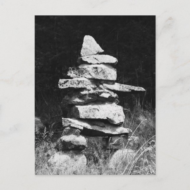 Postal Inukshuk se mantiene fuerte (Anverso)