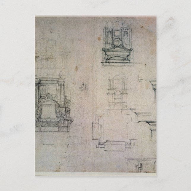 Postal Inv. 1859 6-25-545. R. Diseños para tumbas (Anverso)