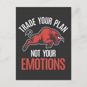 Postal Inversor en bolsa en el mercado de valores en el d