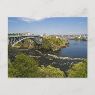 Postal Invertir caídas en el río St. John en St.