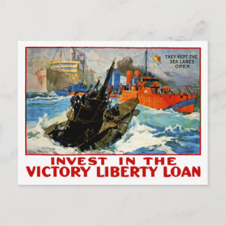 Postal Invertir en el préstamo para la libertad de victor
